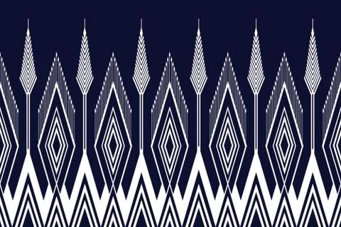 Geometric Ethnic pattern Stock Illustration