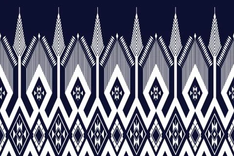 Geometric Ethnic pattern Stock Illustration