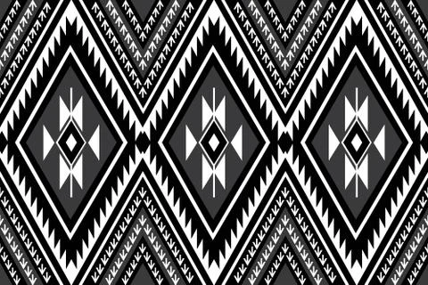 Geometric Ethnic pattern Stock Illustration