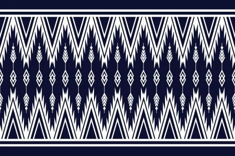 Geometric Ethnic pattern Stock Illustration