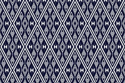 Geometric Ethnic pattern Stock Illustration