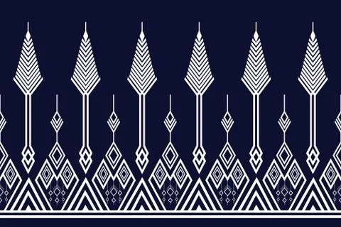 Geometric Ethnic pattern Stock Illustration