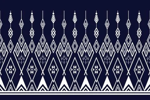 Geometric Ethnic pattern Stock Illustration