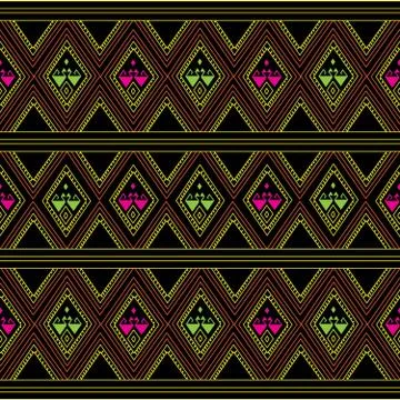 Geometric Ethnic pattern Stock Illustration