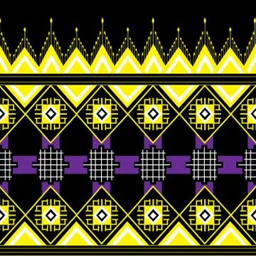 Geometric Ethnic pattern Stock Illustration