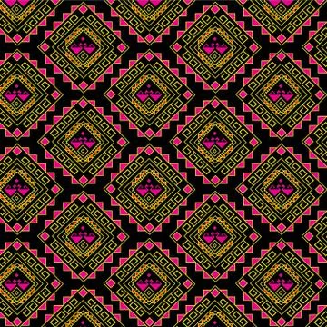 Geometric Ethnic pattern Stock Illustration