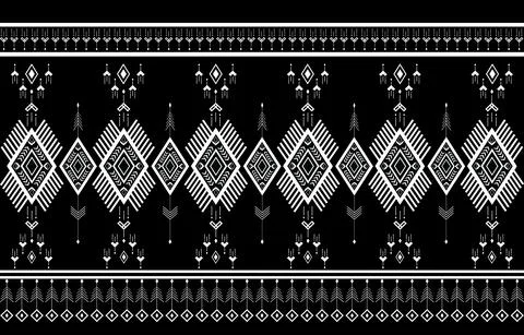 Geometric-ethnic-pattern Stock Illustration