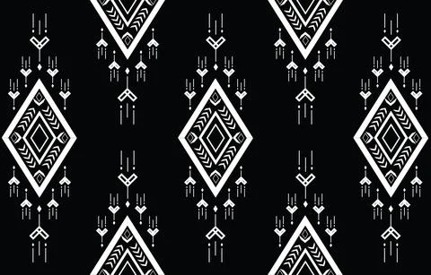 Geometric-ethnic-pattern Stock Illustration