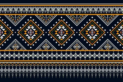Geometric Ethnic pattern Stock Illustration