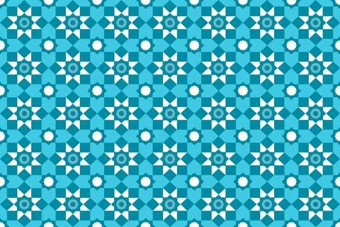 Geometric ethnic pattern seamless design for background ,Tribal geometric Stock Illustration