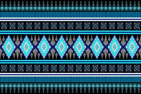 Geometric ethnic pattern seamless design for background ,Tribal geometric イラスト素材