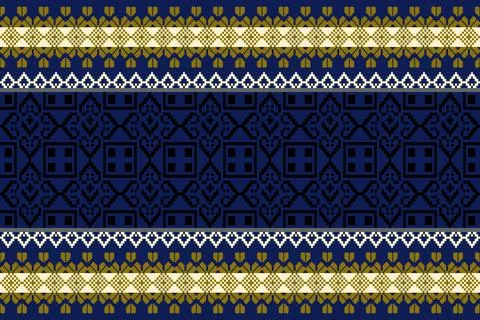 Geometric ethnic pattern seamless design for background ,Tribal geometric イラスト素材