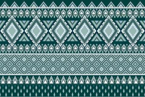 Geometric ethnic pattern seamless design for background ,Tribal geometric Stockillustratie
