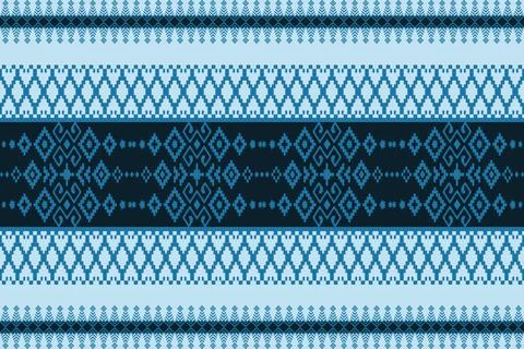 Geometric ethnic pattern seamless design for background ,Tribal geometric 스톡 일러스트