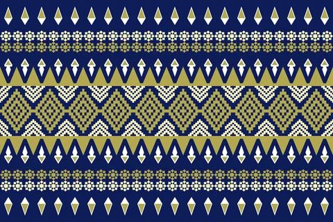 Geometric ethnic pattern seamless design for background ,Tribal geometric Stockillustratie