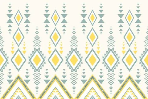 Geometric ethnic pattern seamless design for background ,Tribal geometri 스톡 일러스트