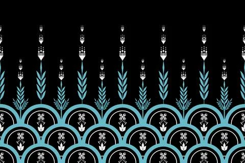 Geometric ethnic pattern seamless design for background ,Tribal geometric Stockillustratie