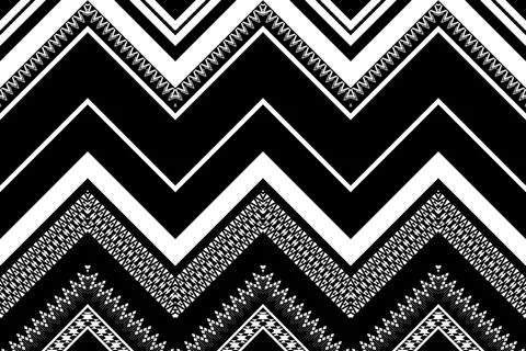 Geometric ethnic pattern seamless design for background ,Tribal geometric 스톡 일러스트
