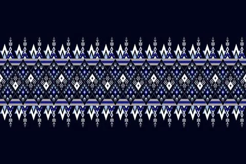 Geometric ethnic pattern seamless design for background ,Tribal geometric 스톡 일러스트