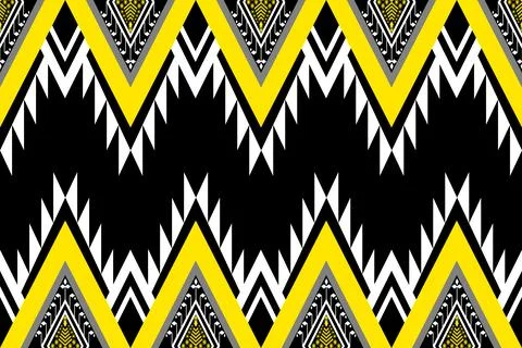 Geometric ethnic pattern seamless design for background ,Tribal geometric 스톡 일러스트