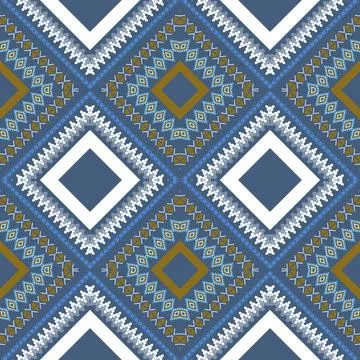 Geometric ethnic pattern seamless design for background ,Tribal geometric 스톡 일러스트