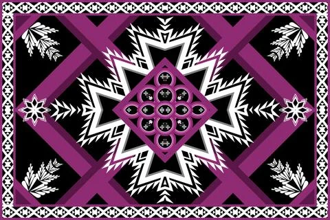 Geometric ethnic pattern seamless design for background ,Tribal geometric イラスト素材