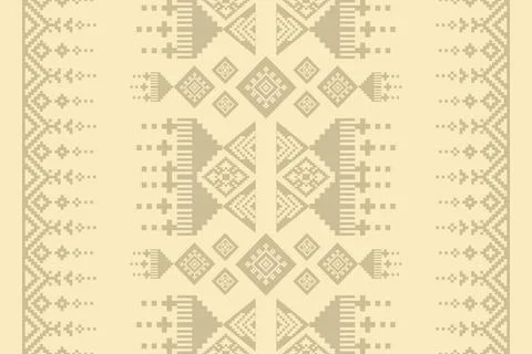 Geometric ethnic pattern seamless design for background ,Tribal geometric Stockillustratie