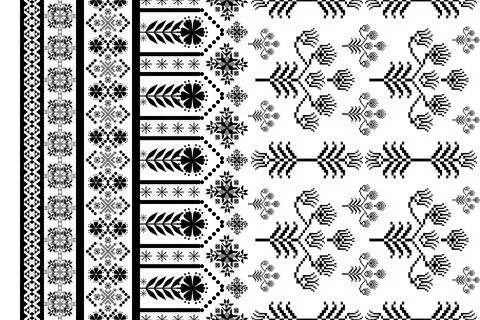 Geometric ethnic pattern seamless design for background ,Tribal geometric イラスト素材