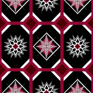 Geometric ethnic pattern seamless design for background ,Tribal geometric イラスト素材