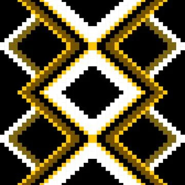 Geometric ethnic pattern seamless design for background ,Tribal geometric Stock Illustration