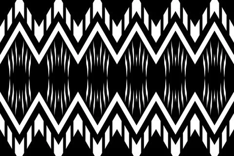 Geometric ethnic pattern seamless design for background ,Tribal geometric 스톡 일러스트