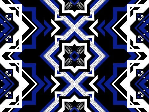 Geometric ethnic pattern seamless design for background ,Tribal geometric 스톡 일러스트