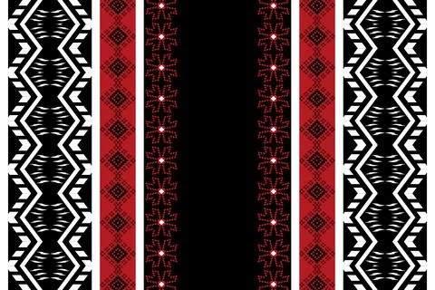 Geometric ethnic pattern seamless design for background ,Tribal geometric 스톡 일러스트