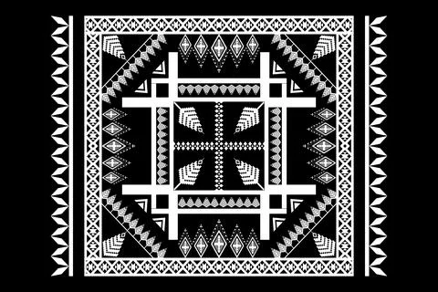 Geometric ethnic pattern seamless design for background ,Tribal geometric Stock Illustration