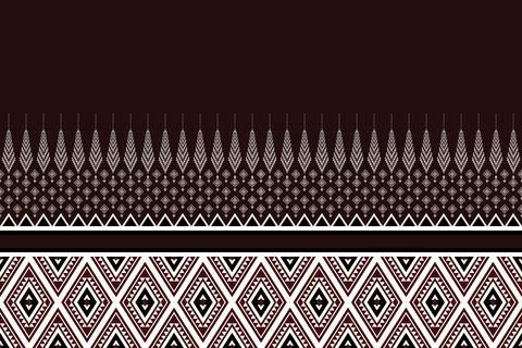 Geometric ethnic pattern seamless design for background ,Tribal geometric 스톡 일러스트