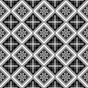 Geometric ethnic pattern seamless design for background ,Tribal geometric 스톡 일러스트