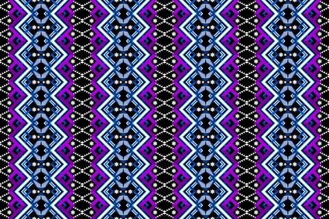 Geometric ethnic pattern seamless design for background ,Tribal geometric イラスト素材