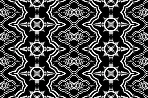 Geometric ethnic pattern seamless design for background ,Tribal geometric Stock Illustration