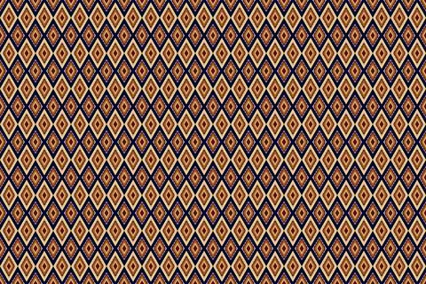 Geometric ethnic pattern seamless design for background ,Tribal geometric 库存插图