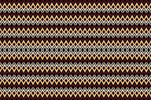 Geometric ethnic pattern seamless design for background ,Tribal geometric イラスト素材