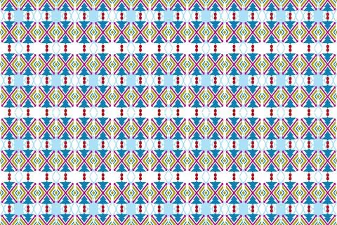 Geometric ethnic pattern seamless design for background ,Tribal geometric 스톡 일러스트