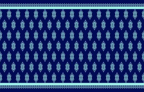 Geometric ethnic pattern seamless graphic 库存插图