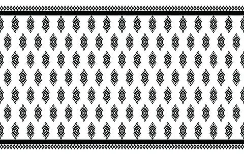 Geometric ethnic pattern seamless graphic Stock Illustration