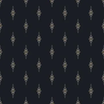 Geometric ethnic pattern seamless graphic Stock Illustration