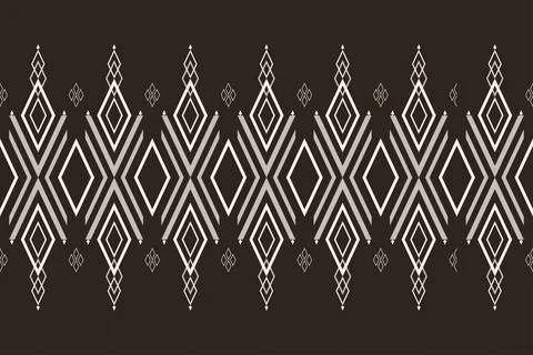 Geometric ethnic pattern seamless pattern vector. Stock Illustration