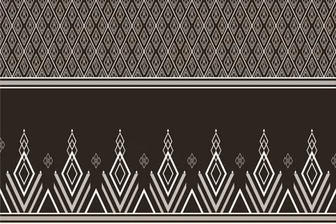 Geometric ethnic pattern seamless pattern vector. イラスト素材