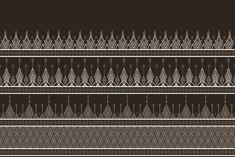 Geometric ethnic pattern seamless pattern vector. Stock Illustration