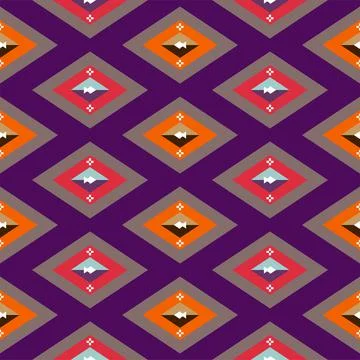 Geometric ethnic pattern seamless . seamless pattern. Design for fabric, curtain Stock Illustration