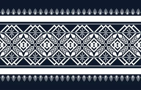 Geometric ethnic pattern traditional Design for background,carpet,wallpaper,c Stock Illustration