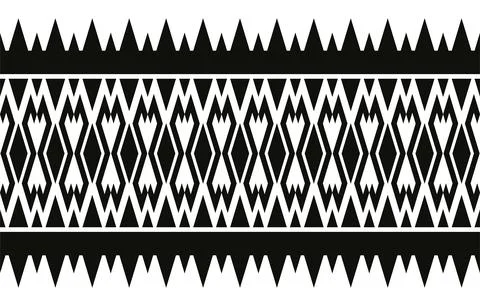 Geometric ethnic pattern traditional Design for background,carpet,wallpaper,c Stock Illustration